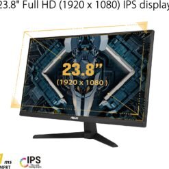 Alternative view of ASUS TUF Gaming VG249Q1A 24 Inch 165Hz Gaming Monitor 1ms (MPRT) Full HD (1920 x 1080) Overclockable 165Hz(above 144Hz) FreeSync™ Premium,