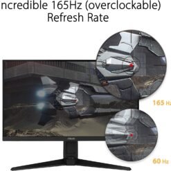 ASUS TUF Gaming VG249Q1A 24 Inch 165Hz Gaming Monitor 1ms (MPRT) Full HD (1920 x 1080) Overclockable 165Hz(above 144Hz) FreeSync™ Premium, - Image 3