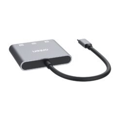 Alternative view of Onten USB Type-C to HDMI 2 Ports and PD 3.0 4K Adapter 3 in 1 OTN-9175S