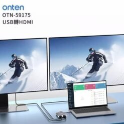 Onten USB 3.0 to HDMI 2 Ports Adapter Converter ONT-59175 9 Onten USB 3.0 to HDMI