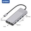 Onten 79591 6 IN 1 Lightning Multi-function Docking Station Hub Adapter Converter 5 Onten 79591