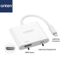 Onten 7565 Lightning to HDMI with Lightning Video Adapter 6 Onten 7565 Lightning to HDMI with Lightning Video Adapter - Image 3