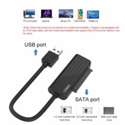 Alternative view of Onten USB 3.0 to SATA Hard Drive Converter US301