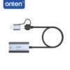 Onten UE101 2 in 1 USB 3.2 gen 2 + Type-c to RJ45 Converter support speed 1000Mbps 5 Onten UE101