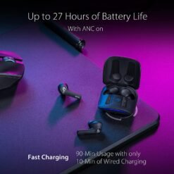 ASUS ROG Cetra True Wireless Gaming Earbuds, Low-Latency Bluetooth Earbuds, Active Noise Cancelation, 27-Hour Battery Life 12 ASUS ROG Cetra True Wireless Gaming Earbuds, Low-Latency Bluetooth Earbuds, Active Noise Cancelation, 27-Hour Battery Life - Image 5