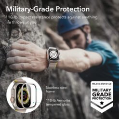 ESR Apple Watch Ultra Armorite Screen Protector for Apple Watch Ultra-hard-scratch-resistant 2 pieces 9 ESR Apple Watch Ultra Armorite Screen Protector for Apple Watch Ultra-hard-scratch-resistant 2 pieces - Image 4