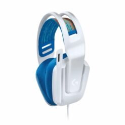 Logitech G335 Wired Gaming Headset with Flip to Mute Microphone 3.5mm Audio Jack Memory Foam Earpads White 5 Logitech G335