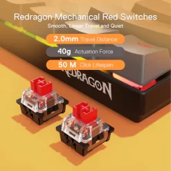 Redragon K644 CARAXES PRO WIRELESS 60% RGB Gaming Keyboard WIRED & 2.4G & BT 3 Mode Connectivity 13 Redragon K644 CARAXES PRO WIRELESS 60% RGB Gaming Keyboard WIRED & 2.4G & BT 3 Mode Connectivity - Image 6
