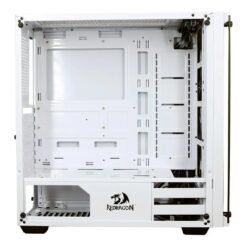 Redragon Wheel Jack GC-606 White RGB Gaming PC Case Cabinet, Mid Tower, Glass Front and Side 7 Redragon Wheel Jack GC-606 White