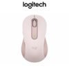 Logitech Signature M650 Wireless Mouse Bluetooth and USB 2-Year Battery, Silent Clicks, Customizable Side Buttons Rose Pink 16 Logitech Signature M650