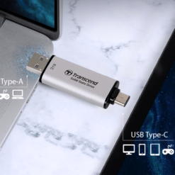 Alternative view of Transcend ESD310S 2TB Portable SSD with Dual Ports USB Type-A and USB Type-C