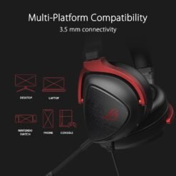 ASUS ROG Delta S Core Lightweight Gaming Headset virtual 7.1 surround sound and 3.5 mm with 50 mm ASUS Essence drivers 14 ASUS ROG Delta S Core Lightweight Gaming Headset virtual 7.1 surround sound and 3.5 mm with 50 mm ASUS Essence drivers - Image 7