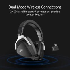 Alternative view of ASUS ROG Delta S Wireless Gaming Headset Lightweight with 2.4 GHz and Bluetooth connectivity, 50 mm ASUS Essence drivers