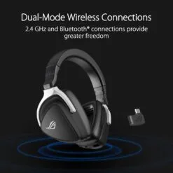 Alternative view of ASUS ROG Delta S Wireless Gaming Headset Lightweight with 2.4 GHz and Bluetooth connectivity, 50 mm ASUS Essence drivers