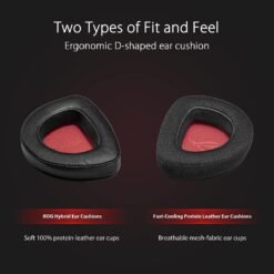 ASUS ROG Delta S Core Lightweight Gaming Headset virtual 7.1 surround sound and 3.5 mm with 50 mm ASUS Essence drivers 13 ASUS ROG Delta S Core Lightweight Gaming Headset virtual 7.1 surround sound and 3.5 mm with 50 mm ASUS Essence drivers - Image 6