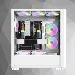 Darkflash Z4 Rgb 4 Heat Pipes Tower CPU Cooler 5V 3 Pin 4 Pin PWM Heatsink Air Cooler for Intel LGA 115X 1200 1700 AM4 AM5 7 Darkflash Z4 Rgb 4 Heat Pipes Tower CPU Cooler 5V 3 Pin 4 Pin PWM Heatsink Air Cooler for Intel LGA 115X 1200 1700 AM4 AM5 - Image 3