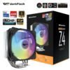 Darkflash Z4 Rgb 4 Heat Pipes Tower CPU Cooler 5V 3 Pin 4 Pin PWM Heatsink Air Cooler for Intel LGA 115X 1200 1700 AM4 AM5 14 Darkflash Z4
