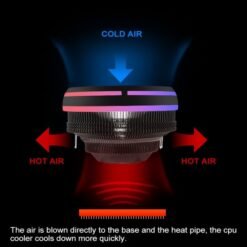 Aigo Lair PU Cooler Radiator 120mm PWM 12V SYNC RGB LED Fan CPU - Image 4