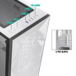 darkFlash DLM21 Mesh Micro ATX Case with Door Opening Tempered Glass Type No fans included 10 darkFlash DLM21 Mesh Micro ATX Case with Door Opening Tempered Glass Type No fans included - Image 3