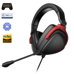 Alternative view of ASUS ROG Delta S Core Lightweight Gaming Headset virtual 7.1 surround sound and 3.5 mm with 50 mm ASUS Essence drivers