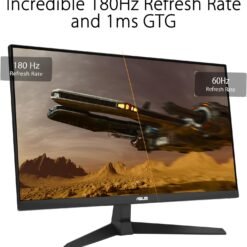 ASUS TUF Gaming VG279Q3A 27 inch 180Hz Gaming Monitor Full HD(1920x1080) Fast IPS, ELMB Sync, 1ms (GTG), FreeSync Premium™, G-Sync compatible 8 ASUS TUF Gaming VG279Q3A 27 inch 180Hz Gaming Monitor Full HD(1920x1080) Fast IPS, ELMB Sync, 1ms (GTG), FreeSync Premium™, G-Sync compatible - Image 3