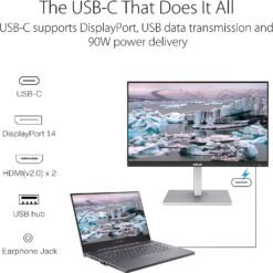 ASUS ProArt Display PA278CGV 27 inch 144Hz QHD Professional Monitor IPS, QHD (2560 x 1440), 95% DCI-P3, Color Accuracy ΔE < 2, Calman Verified 9 ASUS ProArt Display PA278CGV 27 inch 144Hz QHD Professional Monitor IPS, QHD (2560 x 1440), 95% DCI-P3, Color Accuracy ΔE < 2, Calman Verified - Image 4