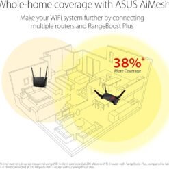 ASUS ROG Rapture GT-AX6000 Dual-Band WiFi 6 (802.11ax) Gaming Router, Dual 2.5G ports, enhanced hardware, WAN aggregation 8 ASUS ROG Rapture GT-AX6000 Dual-Band WiFi 6 (802.11ax) Gaming Router, Dual 2.5G ports, enhanced hardware, WAN aggregation - Image 4