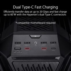 ASUS ROG Hyperion GR701 E-ATX Computer Gaming Case, 420 mm dual radiator support, four 140 mm fans, metal GPU holder 12 ASUS ROG Hyperion GR701 E-ATX Computer Gaming Case, 420 mm dual radiator support, four 140 mm fans, metal GPU holder - Image 6