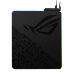 ASUS ROG Balteus Qi Wireless Charging RGB Gaming Mouse Pad with 15-zone Aura Sync lighting, USB passthrough (NH01) 9 ASUS ROG Balteus Qi