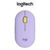 Logitech PEBBLE M350 Silent Wireless and Bluetooth Mouse Lavender Modern and Slim 8 Logitech PEBBLE M350