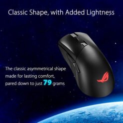 ASUS ROG Gladius III Wireless AimPoint P711 lightweight 79-gram wireless RGB gaming mouse 36,000-dpi ROG AimPoint optical sensor, tri-mode connectivity 8 ASUS ROG Gladius III Wireless AimPoint P711 lightweight 79-gram wireless RGB gaming mouse 36,000-dpi ROG AimPoint optical sensor, tri-mode connectivity - Image 4