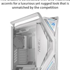 ASUS ROG Hyperion GR701 E-ATX Computer Gaming Case White 420 mm dual radiator support, four 140 mm fans, metal GPU holder 12 ASUS ROG Hyperion GR701 E-ATX Computer Gaming Case White 420 mm dual radiator support, four 140 mm fans, metal GPU holder - Image 6