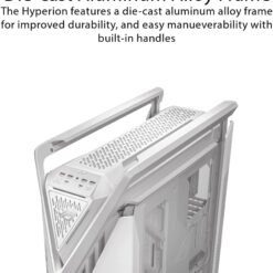 ASUS ROG Hyperion GR701 E-ATX Computer Gaming Case White 420 mm dual radiator support, four 140 mm fans, metal GPU holder 11 ASUS ROG Hyperion GR701 E-ATX Computer Gaming Case White 420 mm dual radiator support, four 140 mm fans, metal GPU holder - Image 5