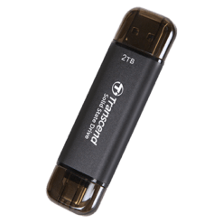 Transcend ESD310C 2TB Type-C and USB 3.2 Portable SSD with Dual Connectors and Caps 6 Transcend ESD310C 2TB Type-C and USB 3.2 Portable SSD with Dual Connectors and Caps - Image 3