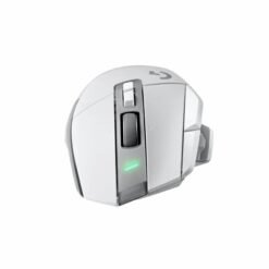 Alternative view of Logitech G502 X Wired Gaming Mouse White LIGHTFORCE hybrid optical-mechanical primary switches, HERO 25K gaming sensor