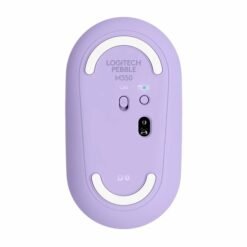 Logitech PEBBLE M350 Silent Wireless and Bluetooth Mouse Lavender Modern and Slim 9 Logitech PEBBLE M350 Silent Wireless and Bluetooth Mouse Lavender Modern and Slim - Image 4