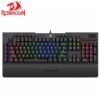 Redragon K586 Mechanical Gaming Keyboard with Wrist rest and Extra Programmable Button and Volume Rocker 12 Redragon K586