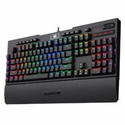 Alternative view of Redragon K586 Mechanical Gaming Keyboard with Wrist rest and Extra Programmable Button and Volume Rocker