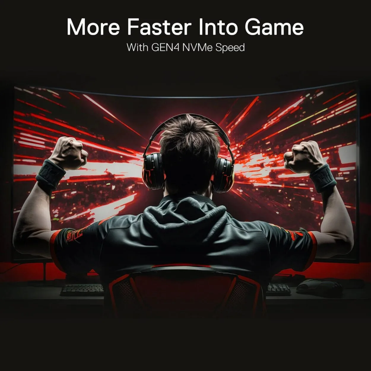 Redragon DRAGON KNIGHT 512GB PCIe Gen 4X4 NVMe SSD M.2 2280 Internal Solid State Drive 3 Redragon DRAGON KNIGHT 512GB PCIe Gen 4X4 NVMe SSD M.2 2280 Internal Solid State Drive - Image 3