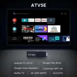 Alternative view of XS97 Mini Smart TV Stick 2GB 16GB 2.4 WIFI Media Player 4K HDR H.265 Video BT5.0 TV Stick Allwinner H313 Android 10 TV Box