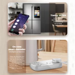 LDNIO SCW3451 Universal Plug Wifi Smart Power Strip with USB Extension Socket App Control 4 USB 3 AC Outlets 9 LDNIO SCW3451 Universal Plug Wifi Smart Power Strip with USB Extension Socket App Control 4 USB 3 AC Outlets - Image 4