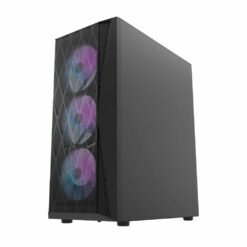 Aigo DarkFlash DK352 ATX PC Case with 4 ARGB Fans Metal mesh design front panel - Image 3