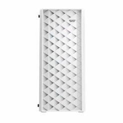 Aigo DarkFlash DK351 ATX PC Case White with 4 ARGB Fans Dragon scale esports design front panel - Image 3