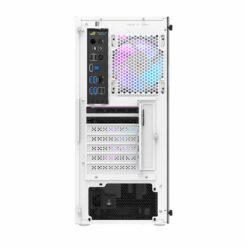 Aigo DarkFlash DK351 ATX PC Case White with 4 ARGB Fans Dragon scale esports design front panel - Image 4