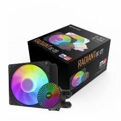 Alternative view of Aigo Darkflash Radiant DC120 Liquid CPU Cooler ARGB 120mm Black