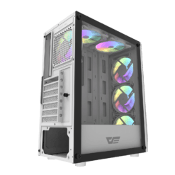 Aigo DarkFlash DK150 ATX PC Case with 3 ARGB Fans Tempered glass side panel fastened with thumbscrews - Image 5