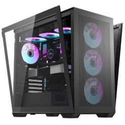 Aigo DarkFlash DLX4000 Mesh Selection PC Case WITHOUT FANS Tempered glass side and mesh front panel - Image 4