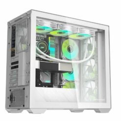 Aigo DarkFlash DLX4000 Mesh Selection PC Case WITHOUT FANS Tempered glass side and mesh front panel - Image 5
