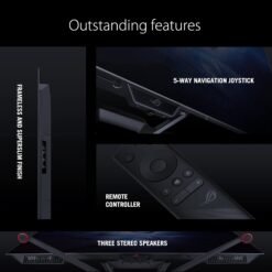 Alternative view of ASUS ROG Swift OLED PG42UQ 41.5 inch 4K 138Hz Gaming Monitor OLED 0.1 ms (GTG), G-SYNC® compatible, anti-glare micro-texture coating