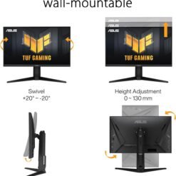 ASUS TUF Gaming VG27AQM1A 27 inch 260Hz QHD Gaming Monitor 1ms (2560x1440) ELMB Sync, Freesync Premium™, G-Sync compatible 7 ASUS TUF Gaming VG27AQM1A 27 inch 260Hz QHD Gaming Monitor 1ms (2560x1440) ELMB Sync, Freesync Premium™, G-Sync compatible - Image 3